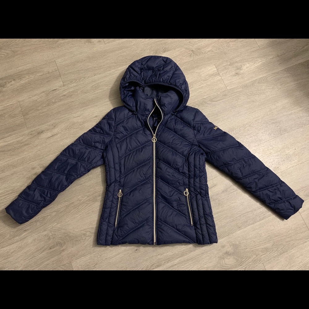SOLD - Michael Kors Hooded Packable Down Puffer